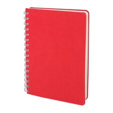 Promosyon YN-3008 Batıkent Spiralli Tarihsiz Defter (15x21 cm) Kırmızı, Renk: Kırmızı 
