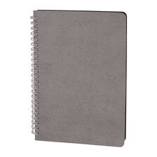 Promosyon YN-3062 Akyurt Spiralli Tarihsiz Defter (13x21 cm) Gri, Renk: Gri 