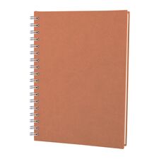 Promosyon YN-3068 Altındağ Kareli Spiralli Tarihsiz Defter (17x24 cm) Taba, Renk: Taba 
