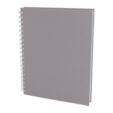 Promosyon YN-3078 Seğmenler Kareli Spiralli Tarihsiz Defter (19x25 cm) Gri, Renk: Gri 