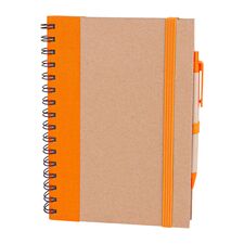 Promosyon YN-3063 Pursaklar Spiralli Tarihsiz Defter (15x21 cm) Turuncu, Renk: Turuncu 