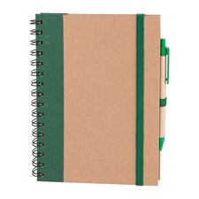 Promosyon YN-3063 Pursaklar Spiralli Tarihsiz Defter (15x21 cm) Yeşil, Renk: Yeşil 