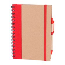 Promosyon YN-3063 Pursaklar Spiralli Tarihsiz Defter (15x21 cm) Kırmızı, Renk: Kırmızı 