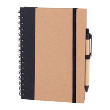 Promosyon YN-3063 Pursaklar Spiralli Tarihsiz Defter (15x21 cm) Siyah, Renk: Siyah 