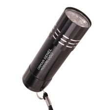 Promosyon YN-9019 Kanarya 9 LED El Feneri Siyah, Renk: Siyah 
