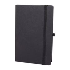 Promosyon YN-3024 Dışkapı Tarihsiz Defter (13x21 cm) Siyah, Renk: Siyah 