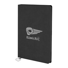 Promosyon YN-3025 Maltepe Tarihsiz Defter (13x21 cm) Siyah, Renk: Siyah 