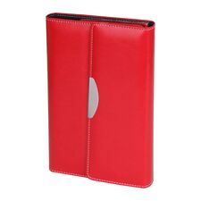 Promosyon YN-3000 Ürgüp Çantalı Defter (16x23 cm) Kırmızı, Renk: Kırmızı 