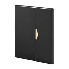Promosyon YN-3128 312801 Bağlıca Tarihsiz Defter (15x21 cm) Siyah, Renk: Siyah 