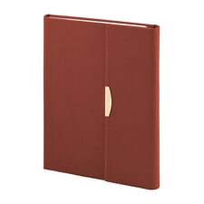 Promosyon YN-3128 312809 Bağlıca Tarihsiz Defter (15x21 cm) Kahverengi, Renk: Kahverengi 
