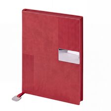 Promosyon YN-3130 313004 Kuğulu Tarihsiz Defter (15x21 cm) Kırmızı, Renk: Kırmızı 