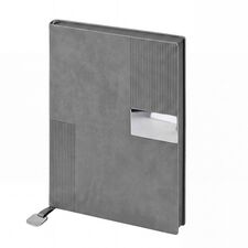 Promosyon YN-3130 313022 Kuğulu Tarihsiz Defter (15x21 cm) Gri, Renk: Gri 