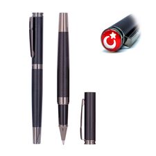 Promosyon IL-1444 Metal Roller Kalem Siyah 