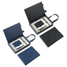 Promosyon IL-1852 Kutulu Vıp Set Lacivert, Renk: Lacivert 