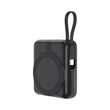 Promosyon AK-PB-4013 10.000 mAh Magsafe Powerbank Siyah - Beyaz LED 
