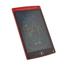 Promosyon AK-24172 Lcd Kalemli Çok Renkli Dijital Çizim & Yazı Tahtası Kırmızı, Renk: Kırmızı 