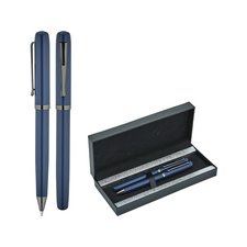 Promosyon AK-1253-RT Metal Roller & Tükenmez Kalem Seti Lacivet, Renk: Lacivet 