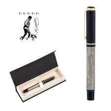 Promosyon AK-661-KR Kabartma Figürlü Metal Roller Kalem Seti Atatürk, Renk: Atatürk 