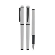 Promosyon AK-1340 Plastik Roller Ofis Kalemi Beyaz, Renk: Beyaz 