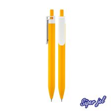 Promosyon AK-509-BK Plastik Süper Jel Refil Kalem Sarı, Renk: Sarı 