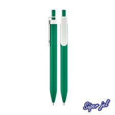 Promosyon AK-509-BK Plastik Süper Jel Refil Kalem Yeşil, Renk: Yeşil 