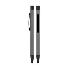 Promosyon AK-1020-V Metal Rubber Gövde Versatil Kalem Gri, Renk: Gri 