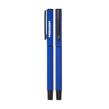 Promosyon AK-1023-R Metal Roller Kalem Rubber Gövde Lacivert, Renk: Lacivert 