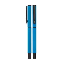 Promosyon AK-1023-R Metal Roller Kalem Rubber Gövde Turkuaz, Renk: Turkuaz 
