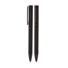Promosyon AK-1023-T Metal Tükenmez Kalem Rubber Gövde Siyah, Renk: Siyah 