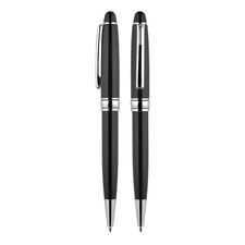 Promosyon AK-1218-T Metal Tükenmez Kalem Siyah-Silver, Renk: Siyah-Silver 