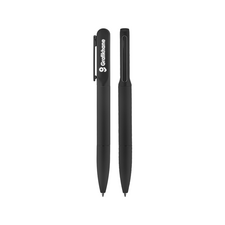 Promosyon AK-1250 Işıklı Metal Tükenmez Kalem Siyah, Renk: Siyah 