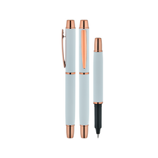 Promosyon AK-1256-R Metal Roller Kalem Beyaz, Renk: Beyaz 
