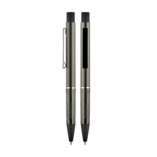 Promosyon AK-1300 Metal Süper Jel Refil Kalem Füme, Renk: Füme 