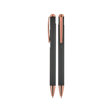 Promosyon AK-1330 Metal Tükenmez Kalem Füme, Renk: Füme 