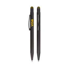 Promosyon AK-525 Metal Tükenmez Touchpen Kalem Gold, Renk: Gold 