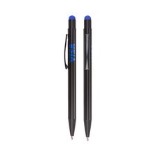 Promosyon AK-525 Metal Tükenmez Touchpen Kalem Lacivert, Renk: Lacivert 