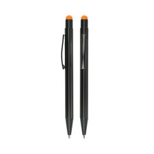 Promosyon AK-525 Metal Tükenmez Touchpen Kalem Turuncu, Renk: Turuncu 