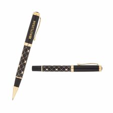 Promosyon AK-656-R Metal Roller Kalem Siyah-Gold 