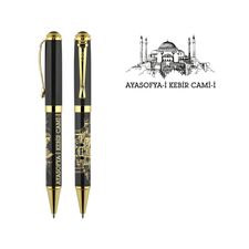 Promosyon AK-685-T Kabartma Figürlü Metal Tükenmez Kalem Ayasofya, Renk: Ayasofya 