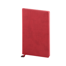 Promosyon AK-2280 13 x 21 Yumuşak Kapaklı Termo Deri Defter Kırmızı, Renk: Kırmızı 