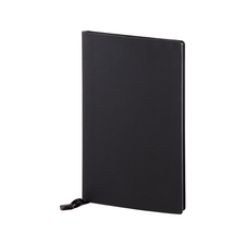 Promosyon AK-2280 13 x 21 Yumuşak Kapaklı Termo Deri Defter Siyah, Renk: Siyah 
