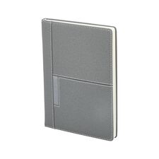 Promosyon AK-2422 15 x 21 Termo Deri Defter Gri, Renk: Gri 