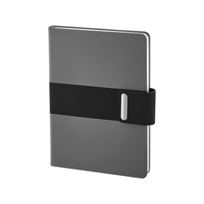 Promosyon AK-2426 15 x 21 Termo Deri Defter Gri, Renk: Gri 