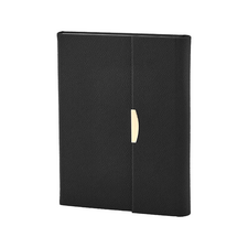 Promosyon AK-2429 15 x 21 Termo Deri Defter Siyah, Renk: Siyah 