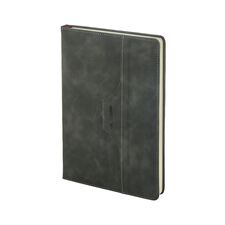 Promosyon AK-2430 15 x 21 Termo Deri Defter Füme, Renk: Füme 