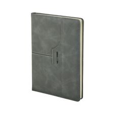 Promosyon AK-2430 15 x 21 Termo Deri Defter Gri, Renk: Gri 