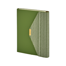 Promosyon AK-2442 15 x 21 Termo Deri Defter Yeşil, Renk: Yeşil 