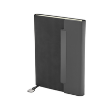 Promosyon AK-2444 15 x 21 Termo Deri Defter Gri, Renk: Gri 