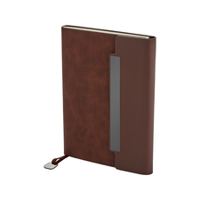 Promosyon AK-2444 15 x 21 Termo Deri Defter Taba, Renk: Taba 