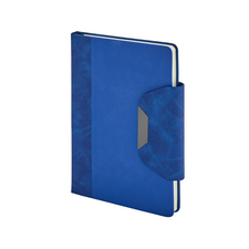 Promosyon AK-2445 15 x 21 Termo Deri Defter Mavi, Renk: Mavi 